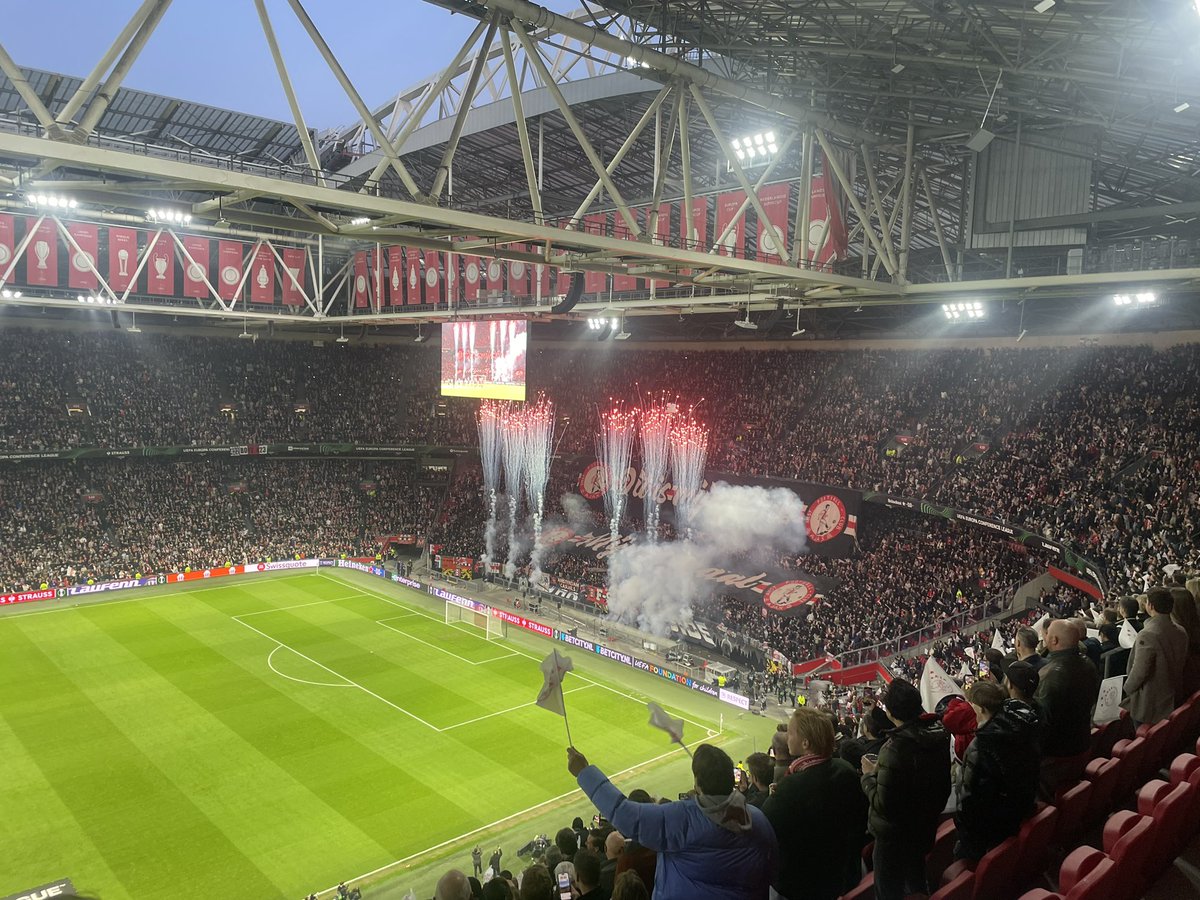 Ajax v Aston Villa in the Europa Conference League