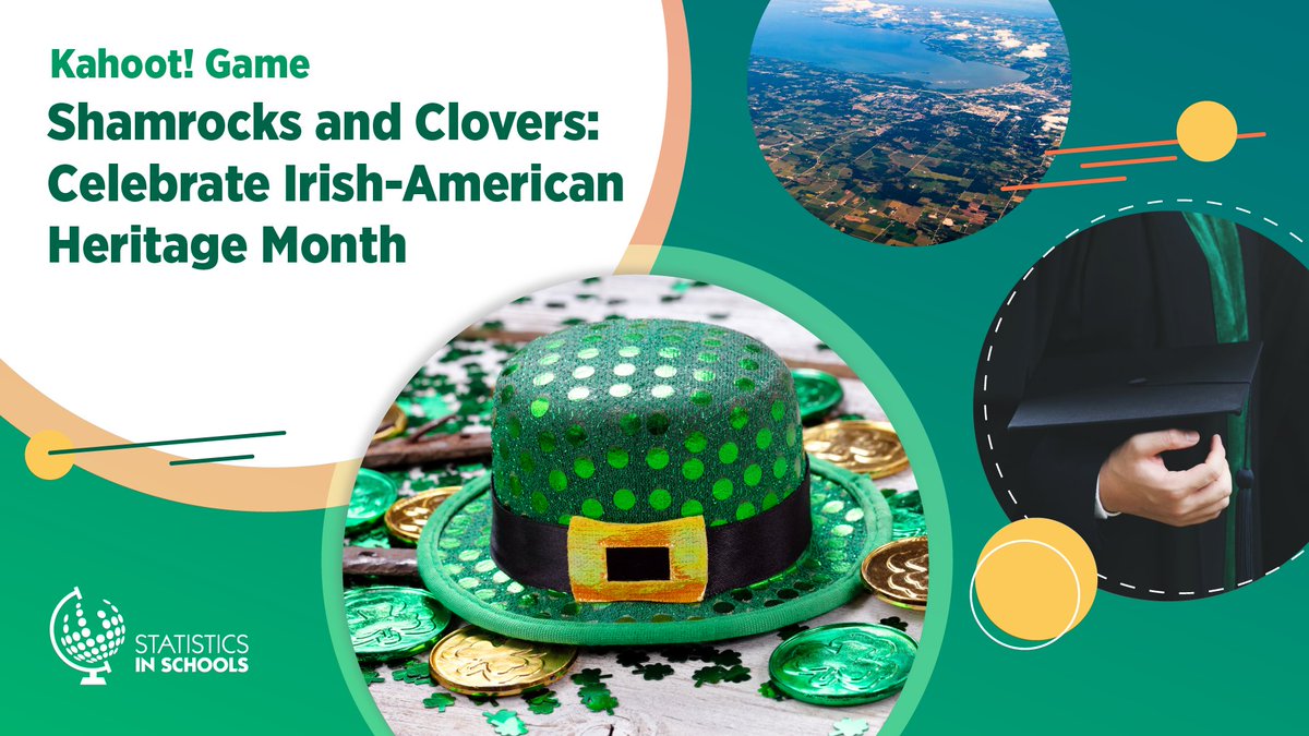 #Teachers: Celebrate #IrishAmericanHeritageMonth with our interactive #StatsInSchools @Kahoot game. #Students will learn about people of #IrishAncestry in the U.S. and more using #CensusData.

Play: create.kahoot.it/details/c91342…

#StPatricksDay #IrishAmerican