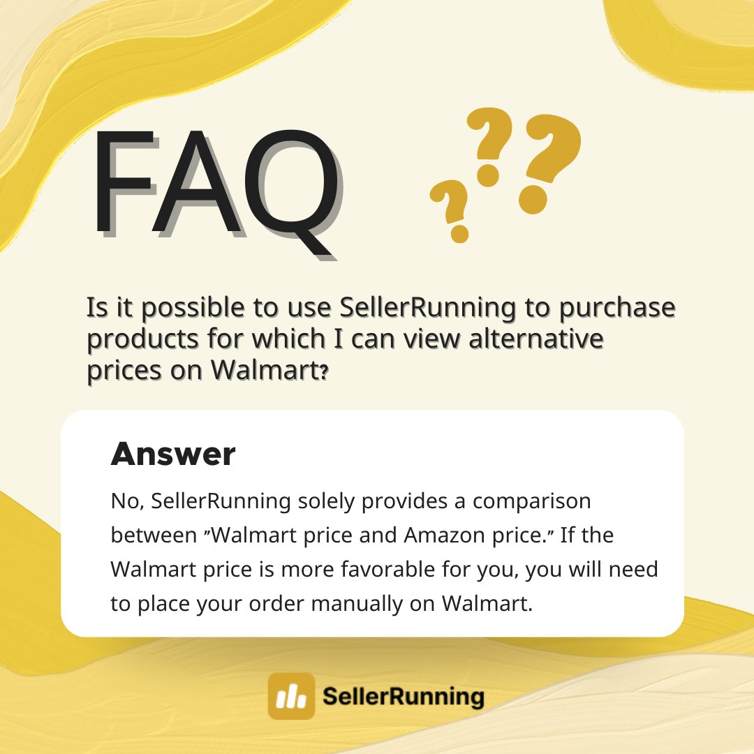 SelleRunning's tweet photo. one of the FAQ's about #Walmart feature in SellerRunning: https://t.co/bJgtXFnLAR