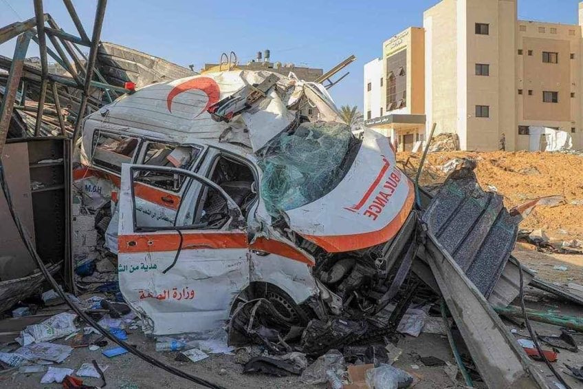 Israel is still targeting ambulances and hospitals in Gaza.