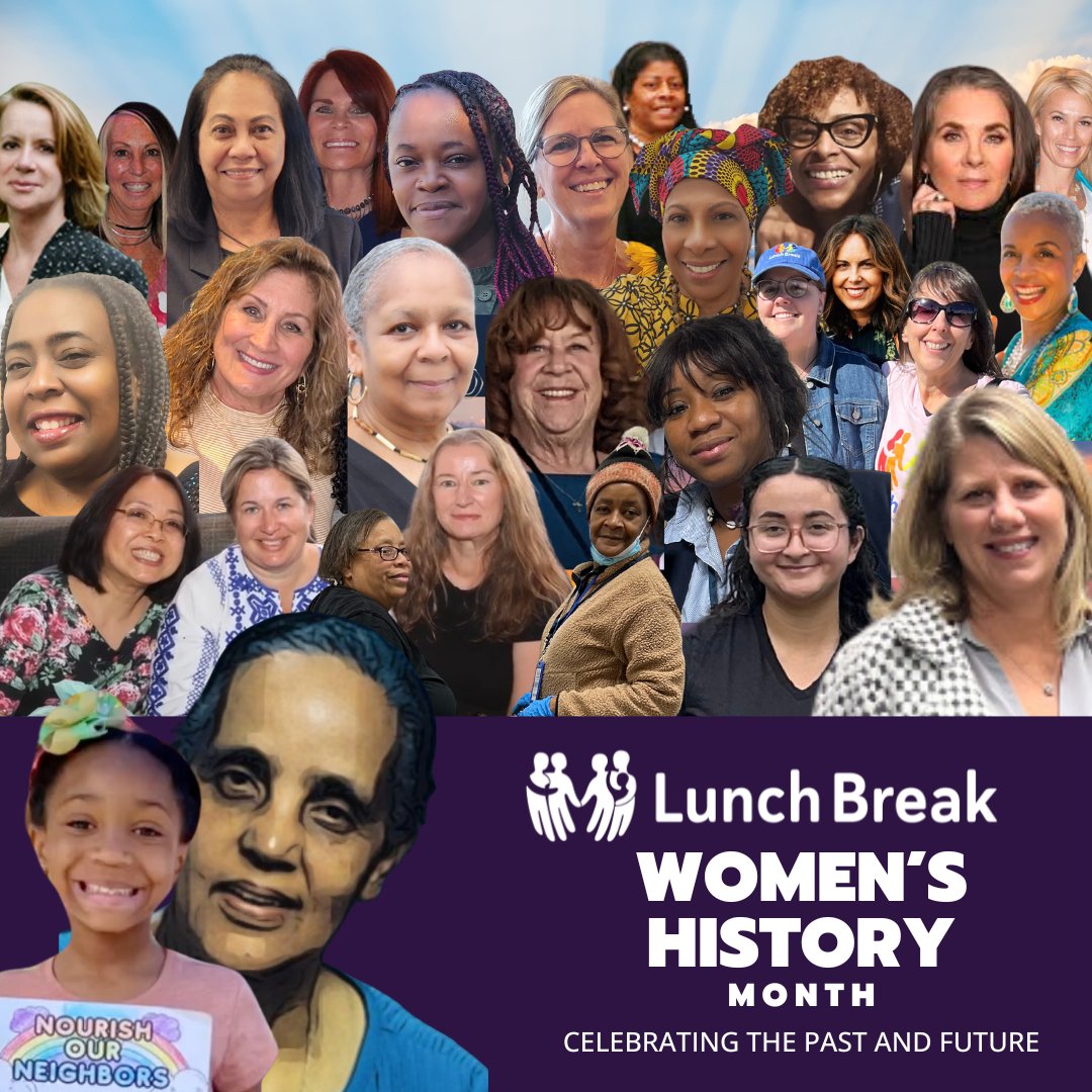 In honor of Women’s History Month, we are celebrating the women of Lunch Break past, present and future!!! They work with purpose. believe in what they are doing, have empathy, encourage others, and think big!