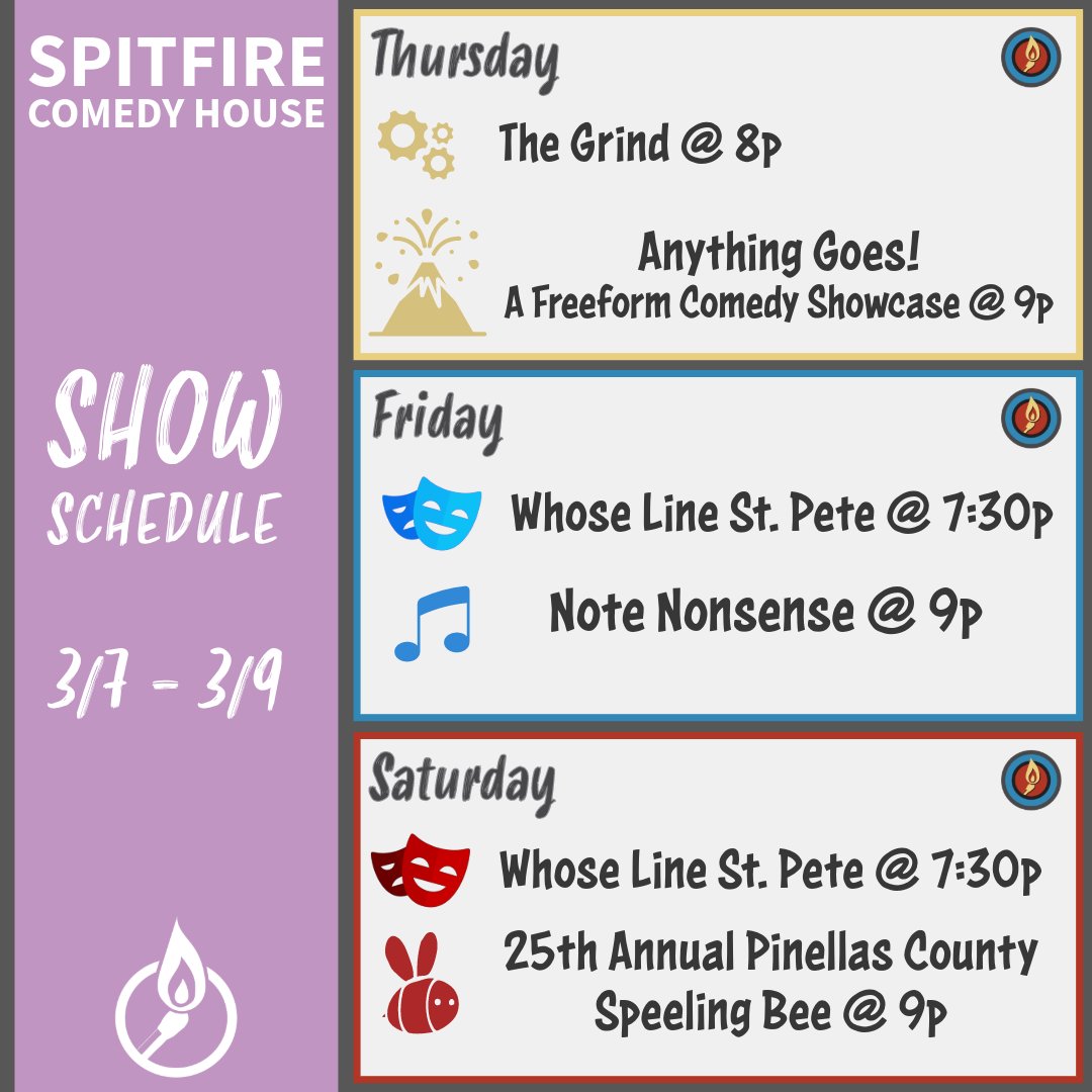 SpitfireStPete's tweet photo. Heyyy - what are you doing this weekend? 👀

We have this going on, #stpetersburgfl!

Don't forget your tickets: https://t.co/P9n9sSpm6Y https://t.co/aynk96e8b6