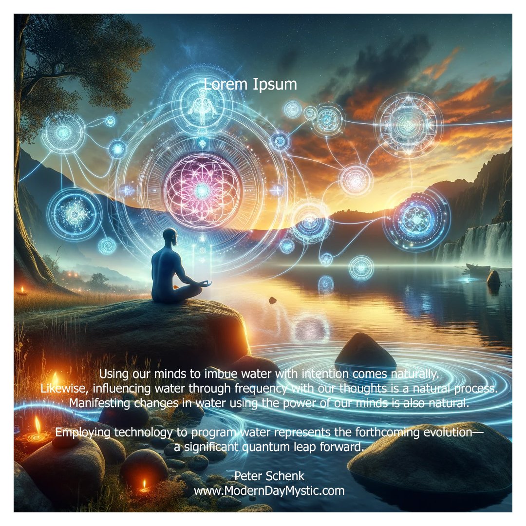 Water Programming...
Only available from ModernDayMystic.com
#mdm
#moderndaymystic
#spiritualtechnology
#spiritual
#spirituality
#love
#meditation
#spiritualawakening
#healing
#peace
#life
#god
#yoga
#wisdom
#motivation
#energy
#awakening
#soul
#inspiration
#faith
#selflove