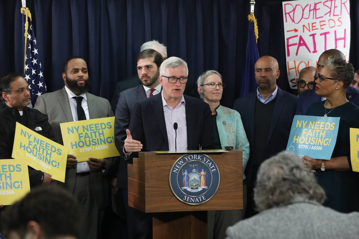 At a press conference highlighting the Faith-Based Affordable Housing Act, we stood in support of empowering houses of worship to provide affordable housing by reducing bureaucratic hurdles. Excited to work with colleagues and stakeholders on this legislation!