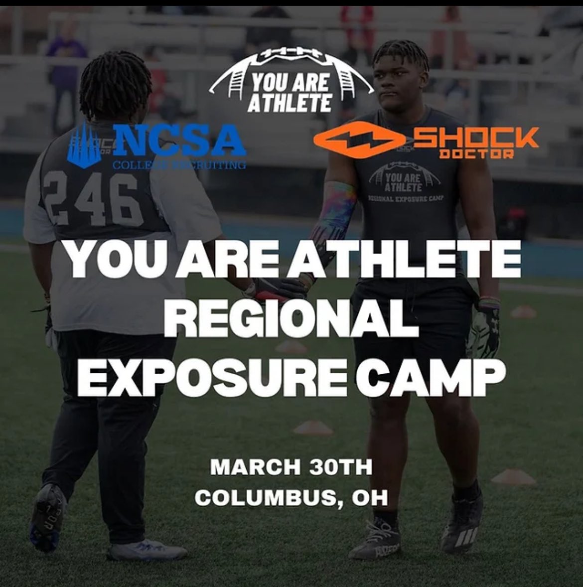 Thank you for the camp invite <a href="/ncsa/">NCSA College Recruiting</a> <a href="/ShockDoctor/">Shock Doctor</a> <a href="/youareathlete/">You Are Athlete</a>