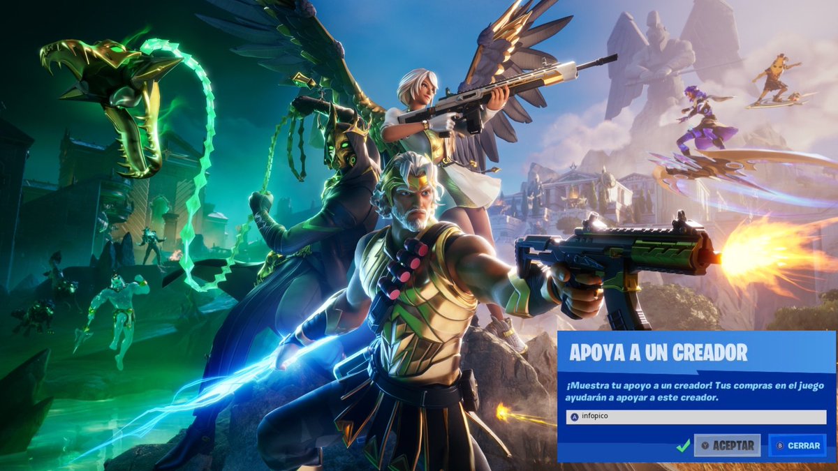 ⭐️SORTEO 3 PASES DE BATALLA TEMPORADA 2⭐️

REQUISITOS:
- RT a este tuit
- Seguirme <a href="/InfoFortniteES/">InfoPico Fortnite</a> 

👤 Recuerda que puedes apoyarme en la tienda con el código “infopico” #ad 

📅 ¡Termina cuando empiece la temporada 2, menos de 24 horas!
