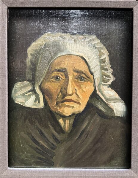 BourbonRealty's tweet photo. 'Head of an Old Farmer's Wife with a White Hat' by Vincent van Gogh  #TEFAF #nola https://t.co/3cqmZwwo4W