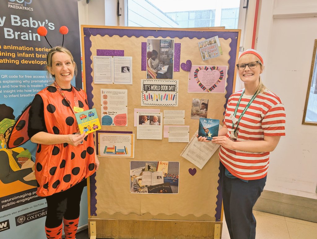 Today we've been celebrating World Book Day on the neonatal unit <a href="/ouh/">ouh</a> <a href="/TVWNeonatal/">TV&W Neonatal ODN</a> &amp;  the importance of reading to babies to support their brain development, early language skills, and the benefits for parents too #wbd #nicu #ficare