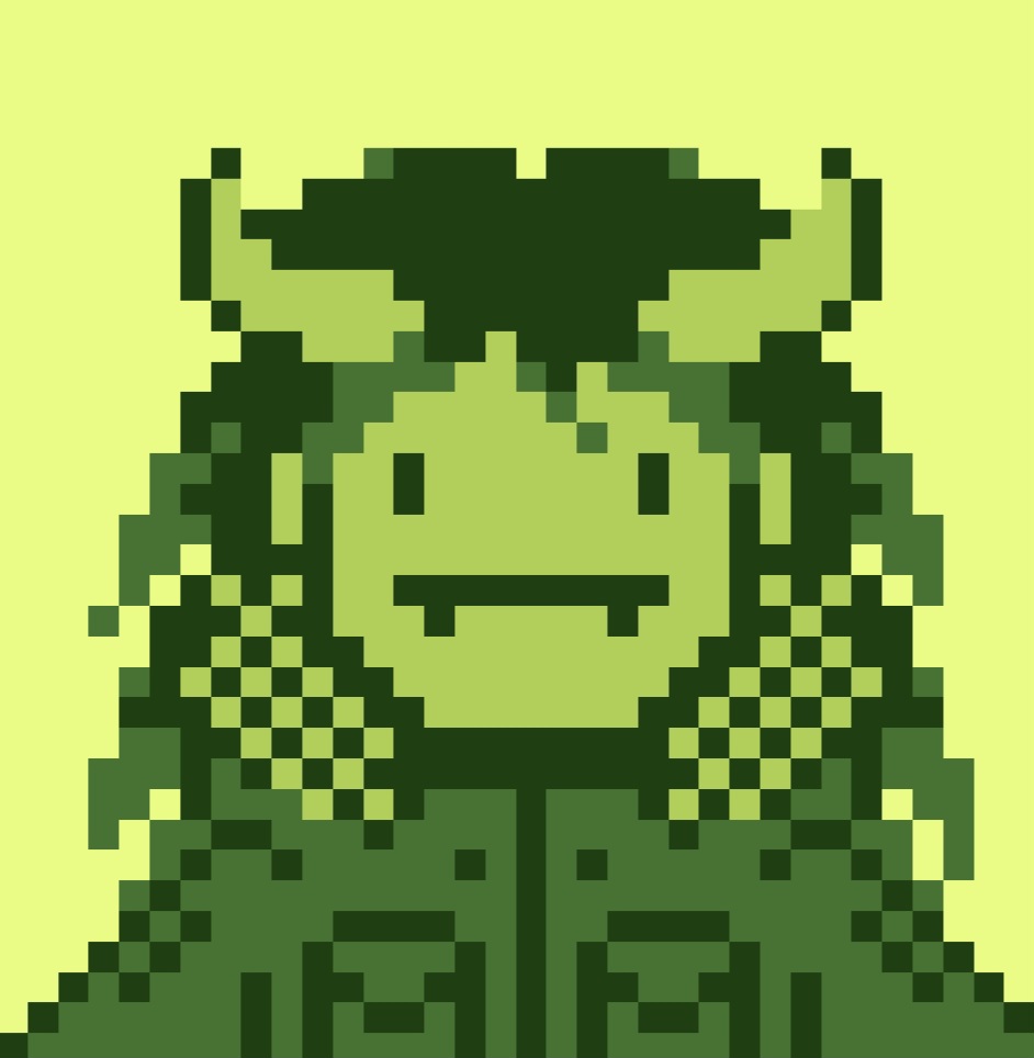 Just realized I won my first <a href="/BitsOrdinals/">Bits ._.</a> ever 😎 Thanks to <a href="/Deadfellaz/">Deadfellaz</a>, <a href="/betty_nft/">BETTY</a>, <a href="/psych_nft/">Psych.DFZ</a> and the whole community around 🖤💚  just love my vamp 🧛