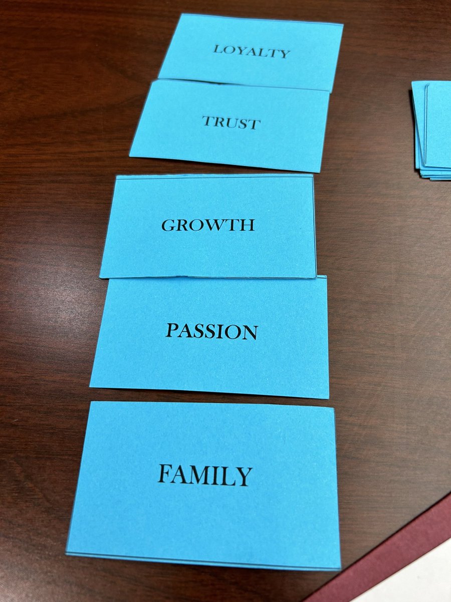 Top 5 core values #SCED101