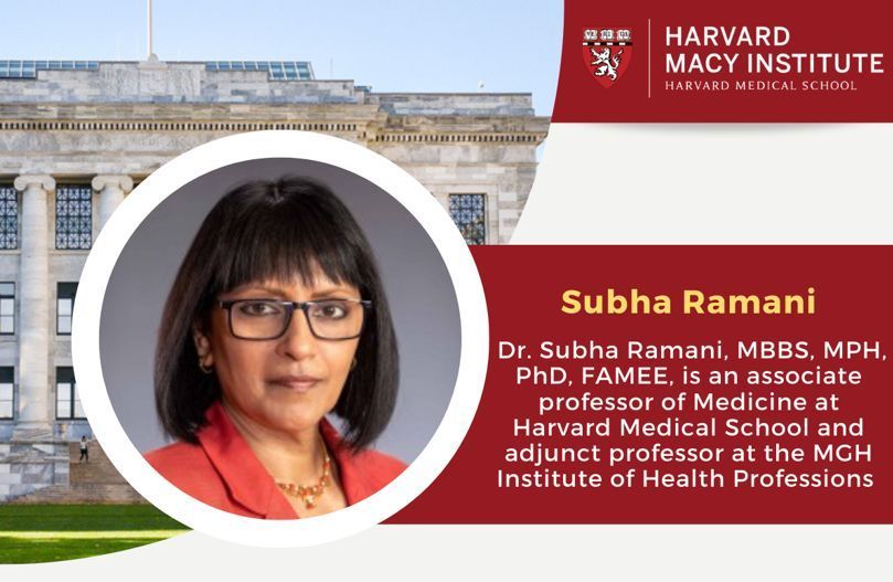 To celebrate International Women's Month, we're highlighting prominent women within the HMI community. @SubhaRamani has been a trailblazer in medical education and is president of the International Association for Health Professions Education (@AMEE_community).