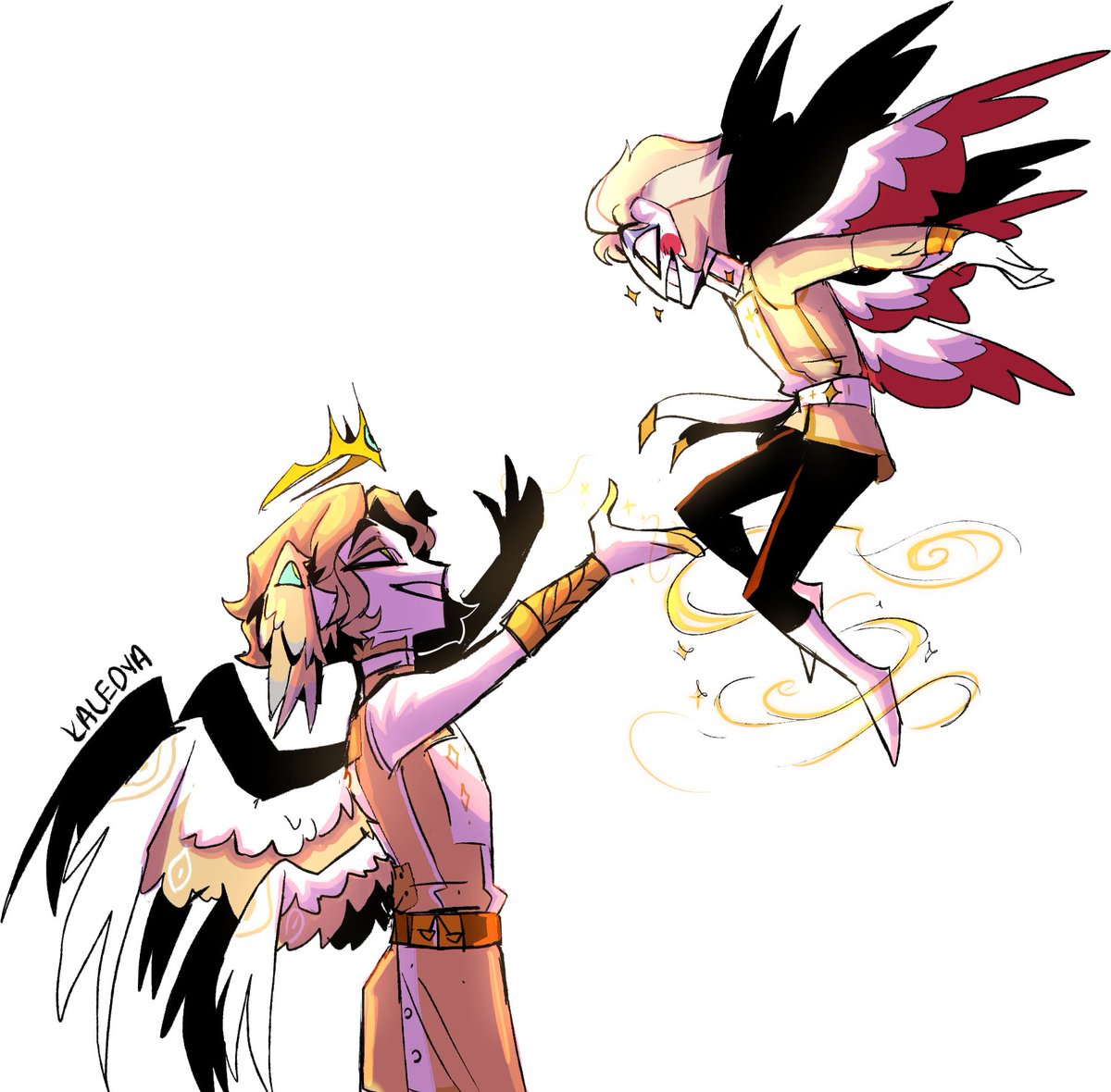 Brothers. #HazbinHotelLucifer #HazbinHotelOC #HazbinHotelMichael