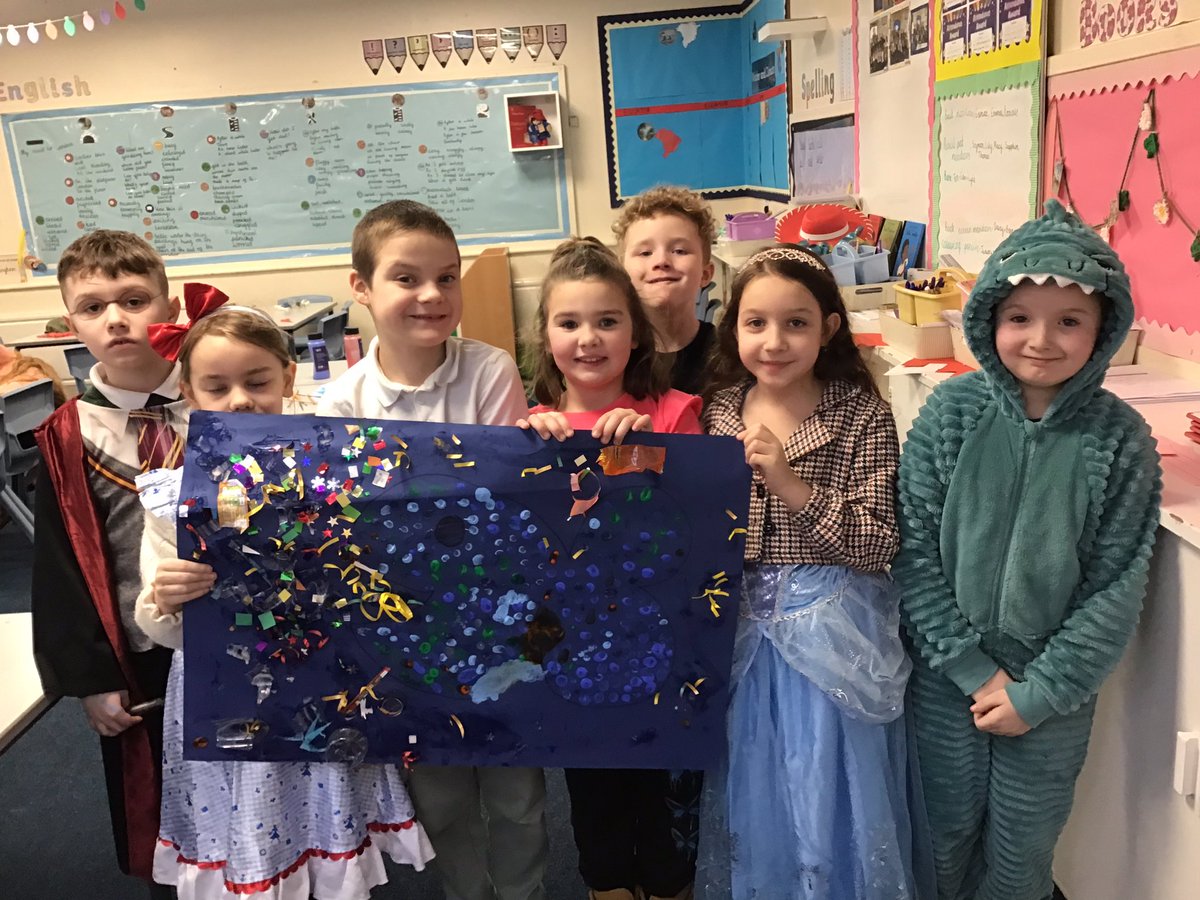 In the afternoon we focussed on our theme of responsibility and caring for the ocean by making some artwork. We reused plastic to make some art in groups that shows the effect plastic has on sea life 🐢🐠🐳🌊
<a href="/OrchardPrimaryA/">Orchard Primary</a>