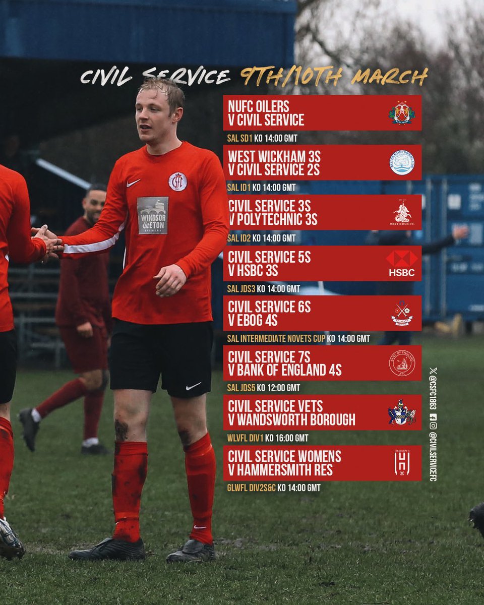 League action returns for 7/8 teams in the second week of March fixtures. All eyes on 6s as they welcome Ebog 4s in this weekends hot pick battle for a place in the cup semifinals #forzacivil