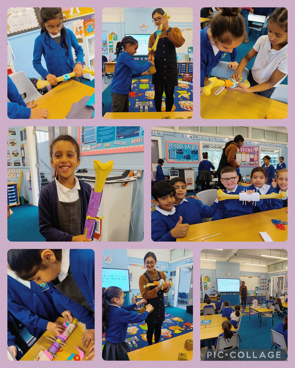 #LFP3EC also had a workshop today delivered by Playhouse where we looked at prototypes to fix broken bones. We learnt so much! 🥳😀