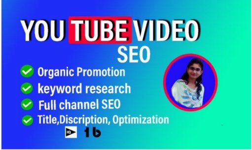 I will do optimize your youtube channel and video SEO
Welcome to my Youtube Channel and Video SEO service
plz lets go FIVER,
fiverr.com/sharmin0yt/do-…