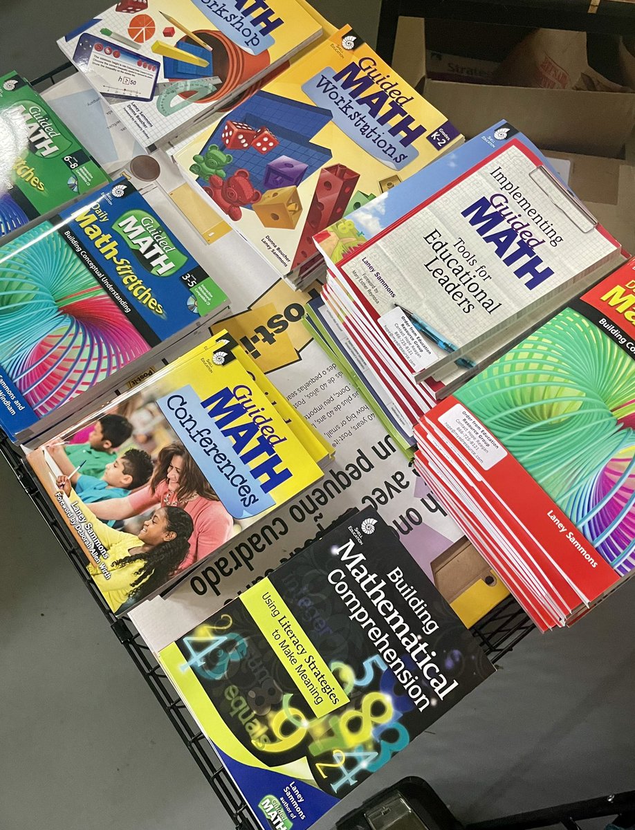 LearnwithERG's tweet photo. All Things Guided Math!
We are prepping for a visit from Laney Sammons. She will be training the NC Guided Math Lab Classroom teachers in a few weeks.
#guidedmath
#keepgrowing https://t.co/lGWIiMZLrG