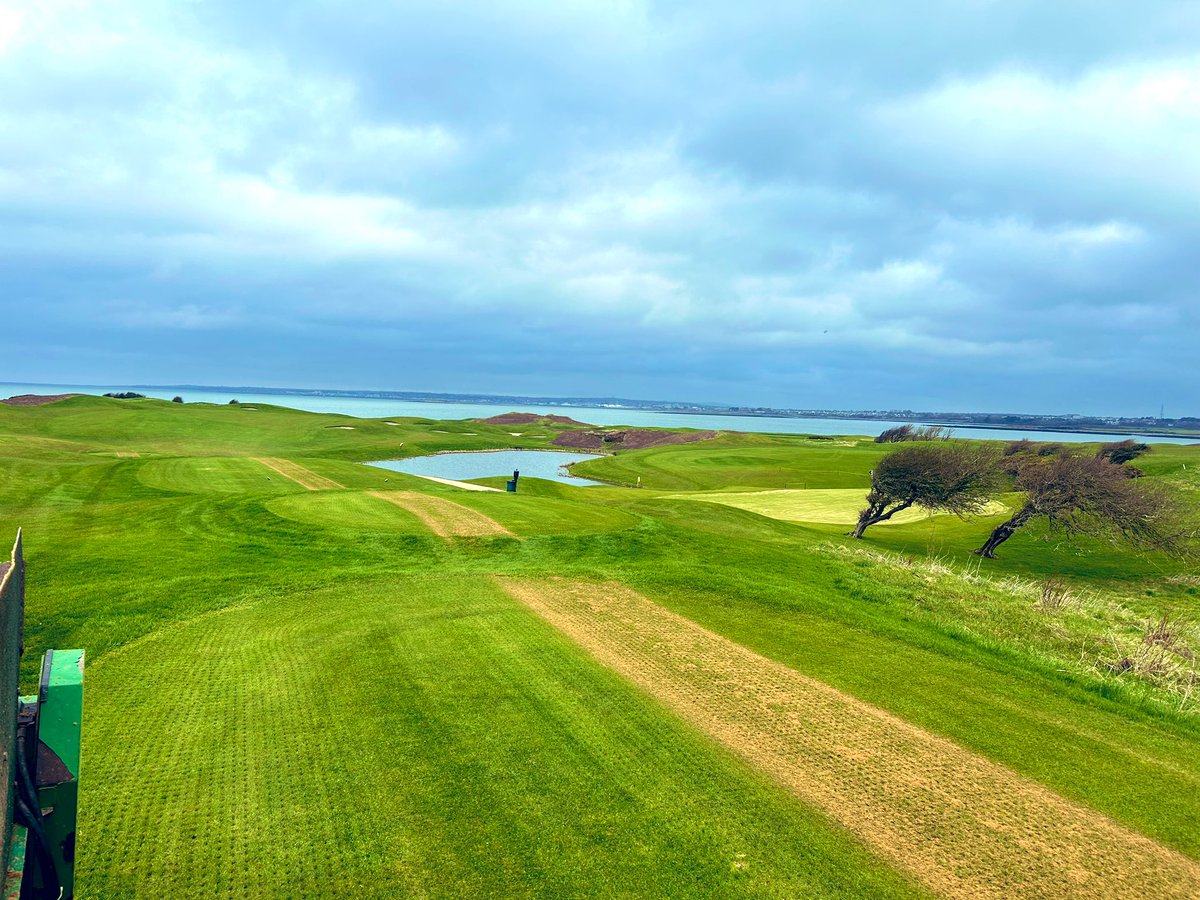 After what has felt like the longest winter ever, we were delighted to welcome some sunshine this week and complete a full green and tee renovation. Be great to get that sand washed in now 😳😬🙈#greenkeeping