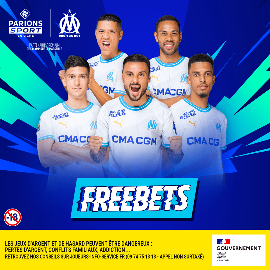 ParionsSport's tweet photo. ⚪🔵 À chaque but de l'OM contre Villarreal ce jeudi soir, 10 euros de freebets supplémentaires dans la cagnotte. 10 gagnants à la fin du match (si l'OM marque au moins un but) !

Pour participer, rien de plus simple 

👉 RT &amp; follow

Règlement: https://t.co/NgSqRNJOZU https://t.co/IaOBAbN8VI