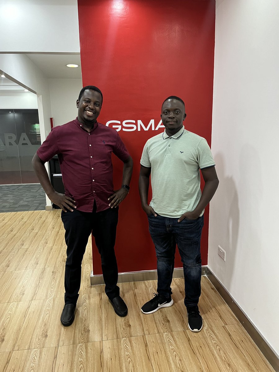 Really nice to run into <a href="/gregoryomondi/">Gregory Omondi</a> at <a href="/GSMAm4d/">GSMA Mobile for Development</a> office in Nairobi. Thanks for the continued partnership and for helping advance <a href="/ensibuuko/">Ensibuuko</a>’s work on #financialnclusion