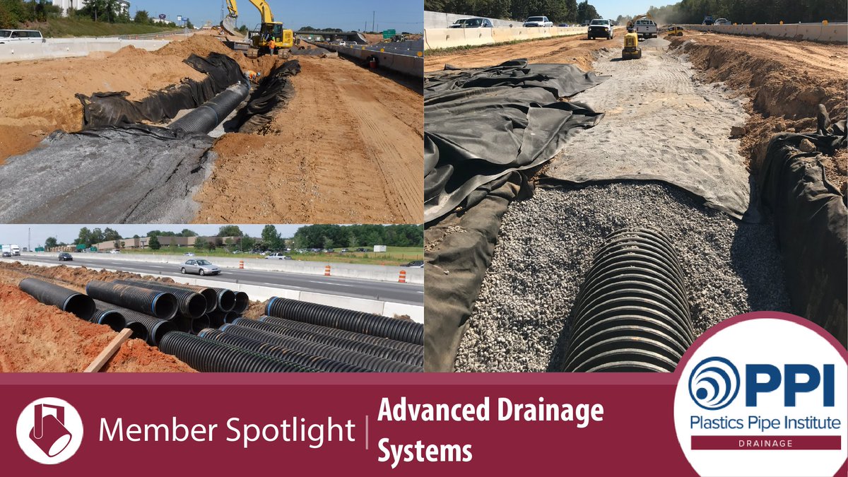 For the rebuild of the I-85/I-385 interchange, switching RCP #corrugatedHDPE marked a significant improvement in the project's efficiency and sustainability. Visit the ADS website: ow.ly/q0Rt50QMxIr Visit our website: ow.ly/9JyT50QNIBM #plasticpipeconnects