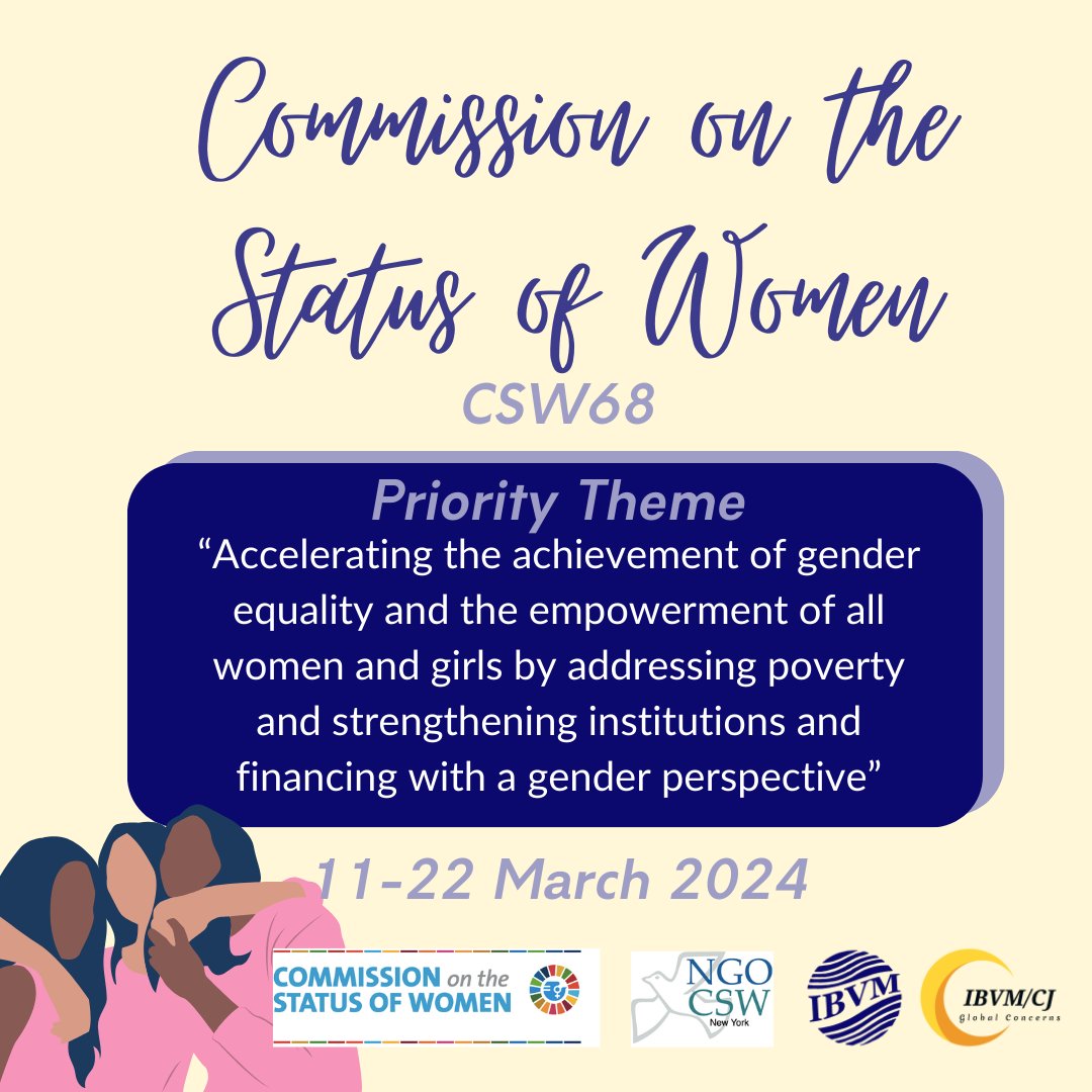 Today is the opening day of the Commission on the Status of Women #CSW68 @UN_CSW @NGO_CSW_NY! Follow along through UN Web TV: webtv.un.org/en