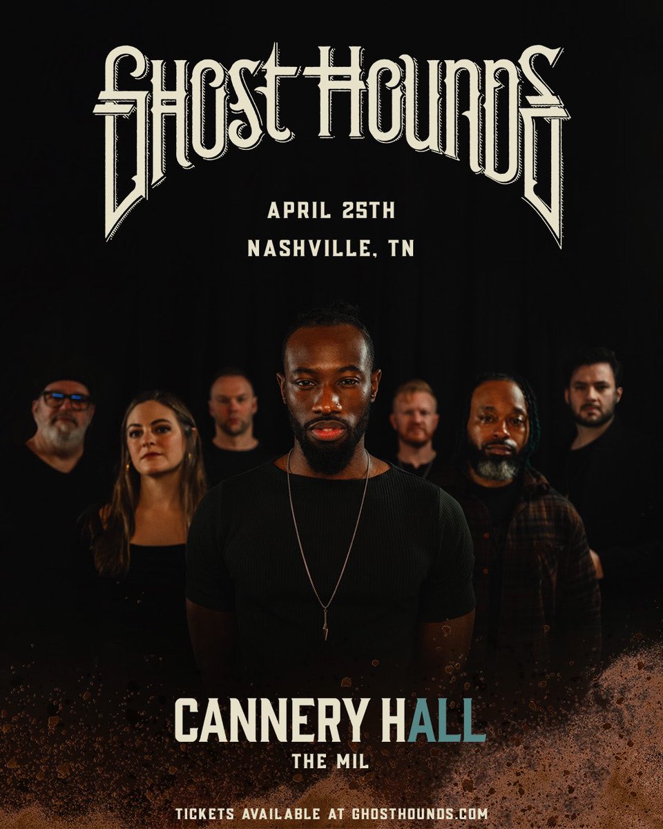 NASHVILLE - Surprise! We’re excited to announce that we’re playing April 25 <a href="/CanneryHall/">Cannery Hall</a>… and tickets are on sale NOW! We’ve got some special things planned and you won’t want to miss it. Ghosthounds.com/nashville