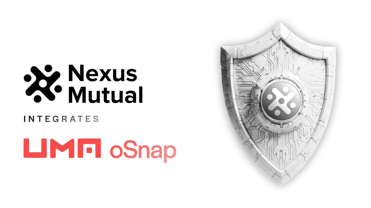 The @NexusMutual DAO has joined the oSnap family. Nexus Mutual provides industry-leading onchain protection against smart contract failure, hacks, and other risks associated with crypto and DeFi. Keep reading for more info about this integration.