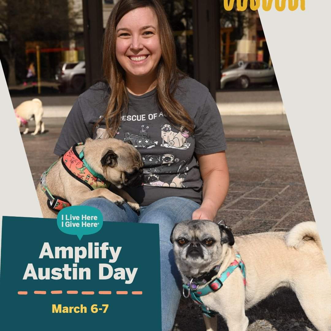 Only 6 hours left! Help us reach our $15,000 goal during Amplify Austin! Every donation brings us closer to helping pugs in need find their forever homes. Let's finish strong! 🐶💪🏼 #ILiveHereIGiveHere #AmplifyAustin

amplifyatx.org/organizations/…