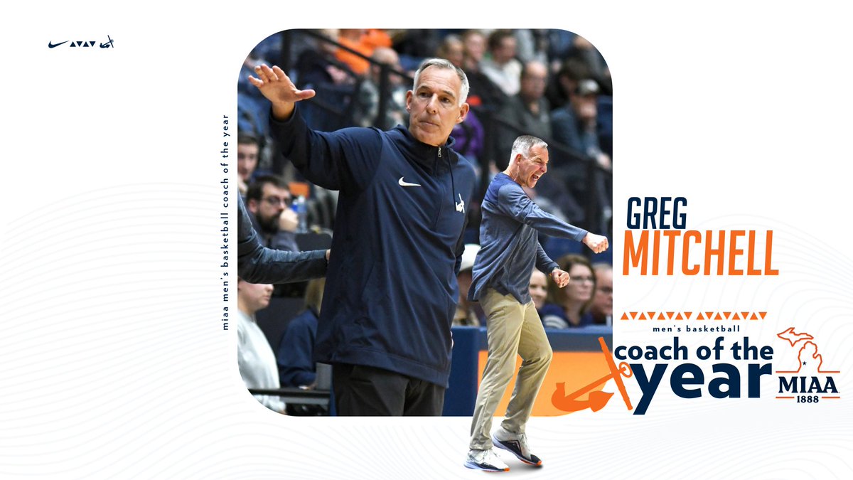 Greg Mitchell '89 has been chosen as the @MIAA1888 Men's Basketball Coach of the Year by his peers. He guided @hope_basketball to a third consecutive MIAA Tournament title this season. #d3hooops athletics.hope.edu/news/2024/3/7/…