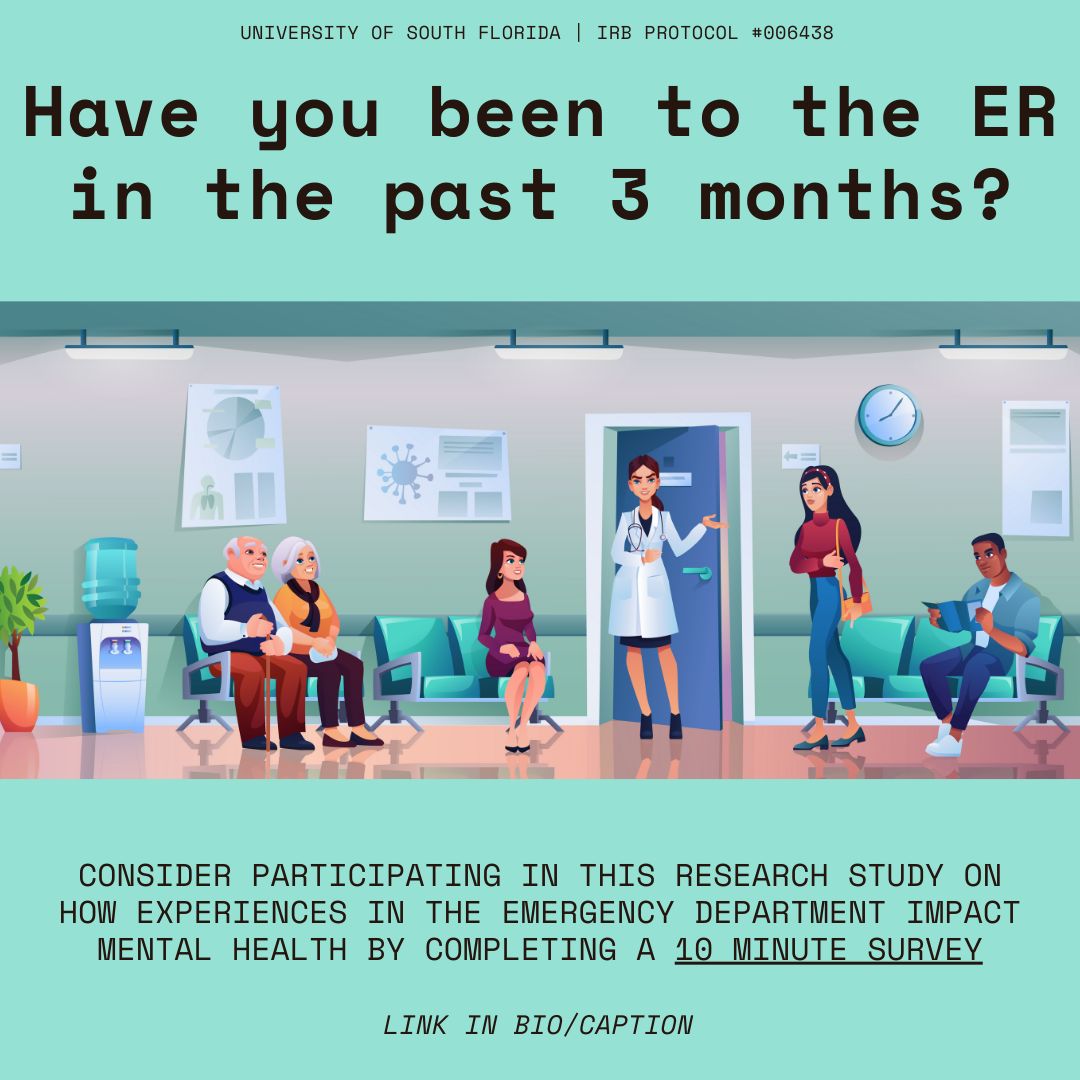 MedTraumaStudy1's tweet photo. Still think about that visit? You're not the only one. Medical events are stressful &amp; the treatment can be as well. That’s why we’re investigating how these experiences can impact mental health. If you're interested in participating, check out our survey: https://t.co/Utaq7TiEDw https://t.co/1LQtGP5ERX
