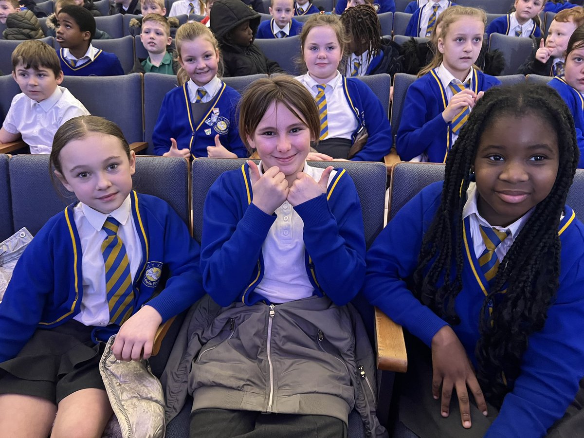 HolySpiritWA9's tweet photo. 🎶What an incredible morning all of our #KeyStageTwo children and staff had visiting the Royal Liverpool Philharmonic Hall for the Going for Gold Orchestral Olympics 🎶 @liverpoolphil https://t.co/A5nUit1xIm