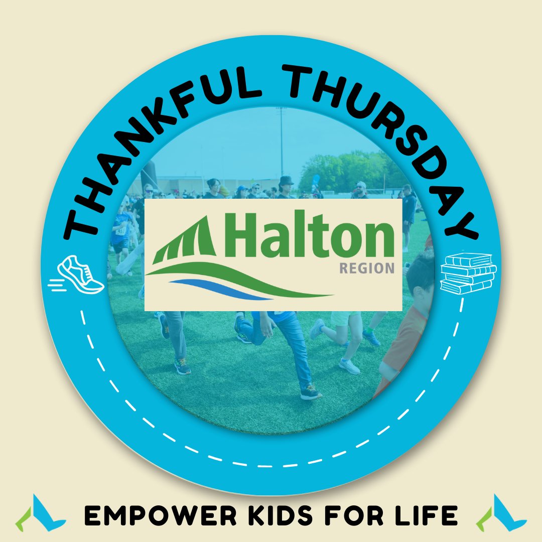 💫Thankful Thursdays 💫

This Thankful Thursday we want to highlight Halton Region for their support of our Running &amp; Reading Club+. 

Thank you for your commitment to positively impact community health and well-being.

#CommunityHealth #CommunityPartnerships #Start2Finish