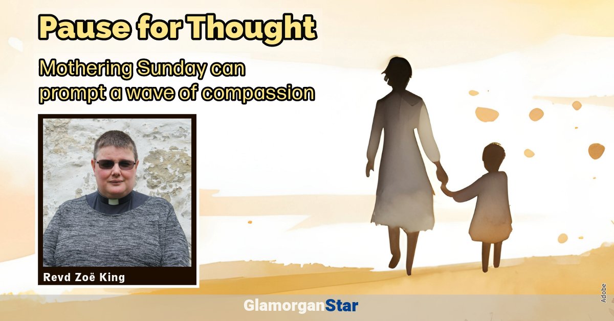 Pause for Thought – Mothering Sunday can prompt a wave of compassion 

LINK: glamorganstar.co.uk/pause-for-thou…… 
#pauseforthought #MothersDay #motheringsunday #glamorganstar #loveourvale #glamorgan