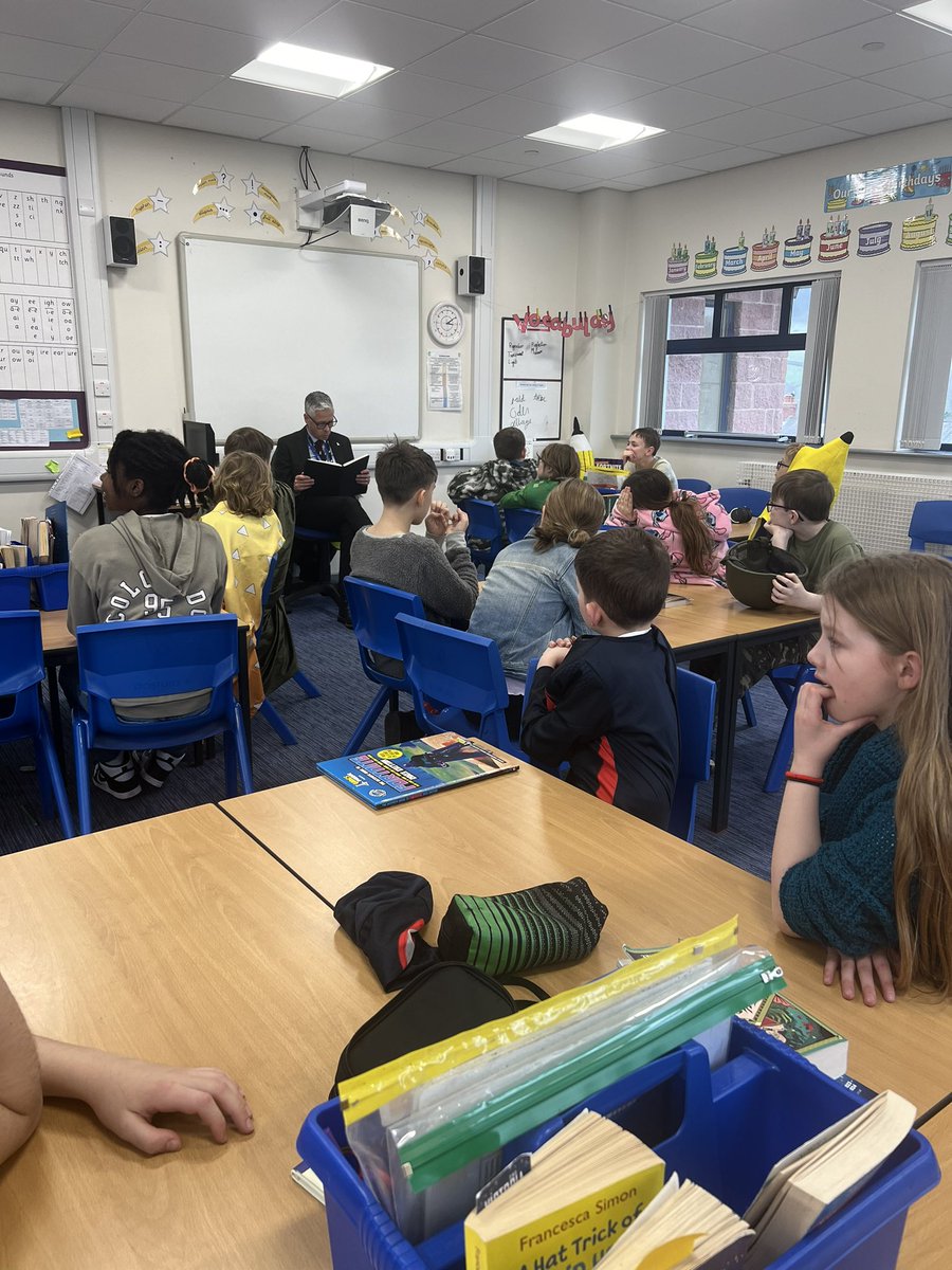 Class 3 (@cp_class3) on Twitter photo World book day 2024! We had a busy day taking part in <a href="/Literacy_Trust/">National Literacy Trust</a> Booky and Footy quiz, followed by illustrating some of our favourite fictional places! At the end of the day we had a surprise visit from Mr Guise who came to read the start of our next class book to us! World book day 2024! We had a busy day taking part in <a href="/Literacy_Trust/">National Literacy Trust</a> Booky and Footy quiz, followed by illustrating some of our favourite fictional places! At the end of the day we had a surprise visit from Mr Guise who came to read the start of our next class book to us!