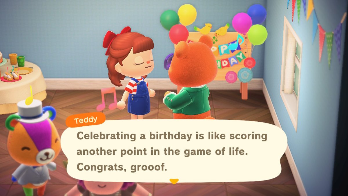 kyveilkov's tweet photo. my birthday isnt til the 25th but ive time travelled sm lol #AnimalCrossing #ACNH #NintendoSwitch https://t.co/h0VGv1C9mW