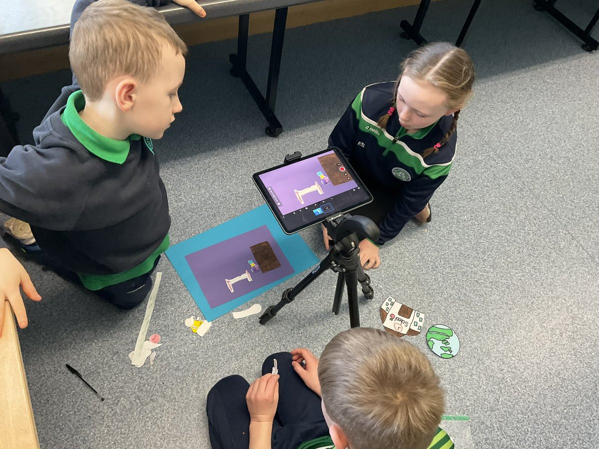 amma_centre's tweet photo. Fantastic few days in St. Patrick’s PS, The Loup. Primary 5 pupils learning all about light on earth throughout the day and creating some brilliant animations.
#ammacentre #digitalcreativity #stopmotionanimation #animationintheclassroom #ammacentrearmagh https://t.co/gS0mnhnoL3