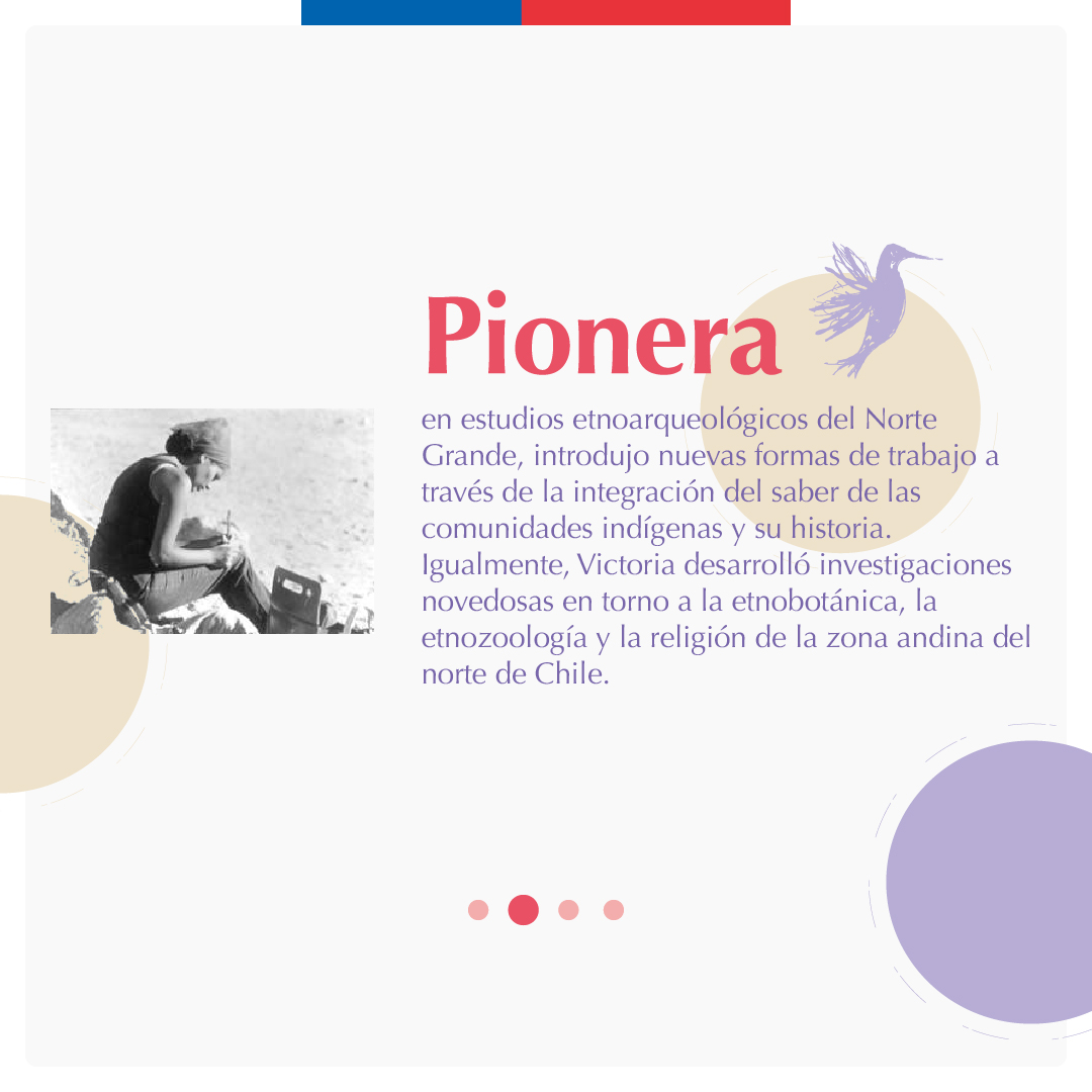 Monumentos_cl's tweet photo. [1/2] Huellas, mujeres que marcan la historia. Victoria Castro fue arqueóloga y filósofa chilena, además de docente universitaria y consejera del Consejo de @Monumentos_cl en representación de la Sociedad chilena de arqueología. https://t.co/3gFMhHHHdd