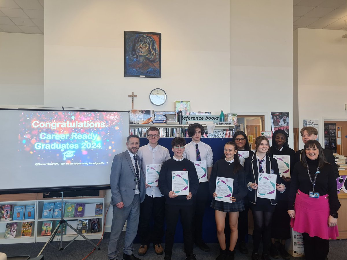 SASB_workplace's tweet photo. Congratulations to our Career Ready 2024 graduates!
We are so proud of you all and can't wait to see what you achieve next β¨οΈ #scotgrad24 @CareerReadyUK @sasbhighschool https://t.co/KTWn2vrbRK