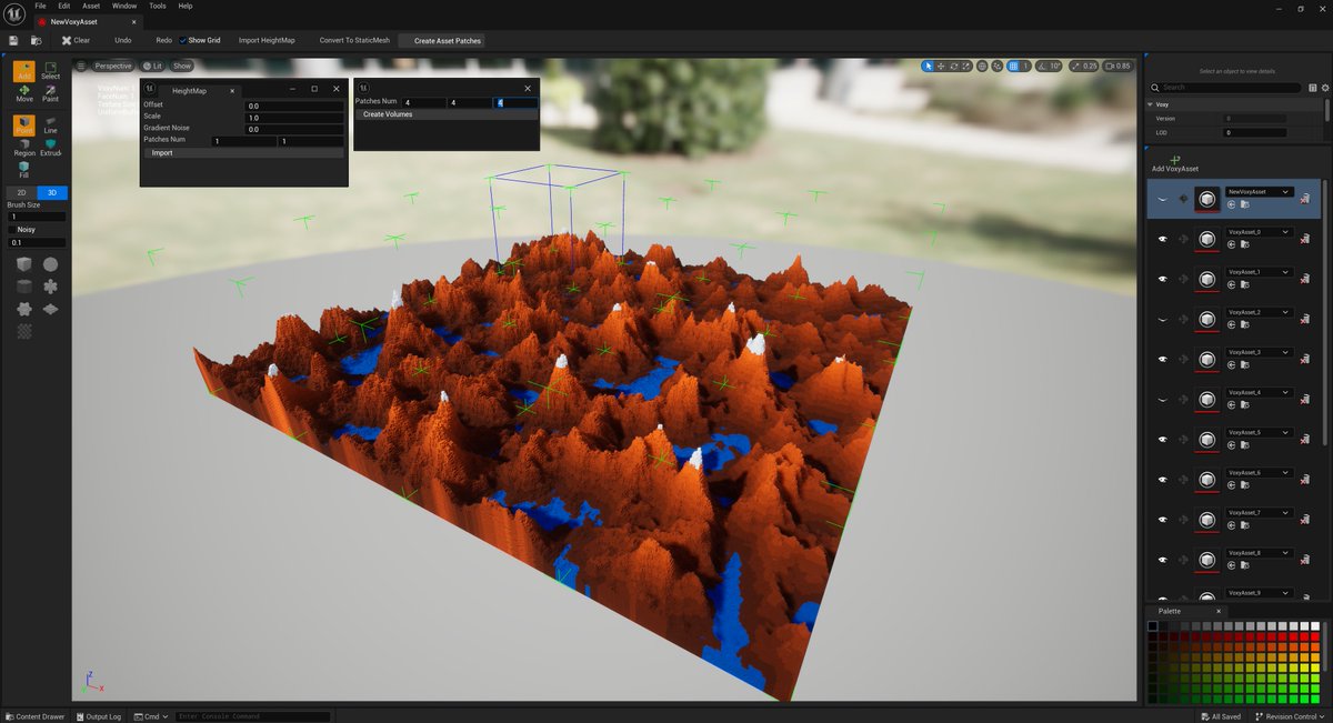 Voxy Landscape Creation Feature (Feb 2024)