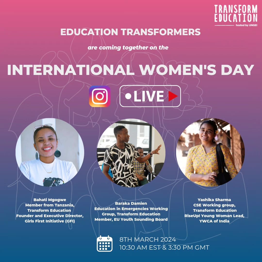 Curious to know how feminist principles advance gender equality in and through education? How inclusion looks like in operation? Join us tomorrow at 3:30 GMT as we unpack these concepts 💡