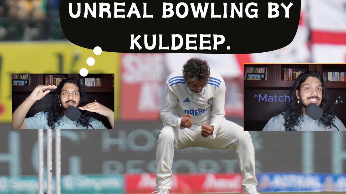 The new video is out.

India vs England day one.

This video is fire.
youtu.be/MDBc9bTM444?si…