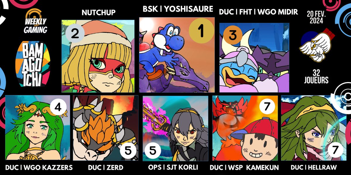 Allez on rattrape le retard des Graph's à la vitesse grand V ! Voici la version classique de la Weekly Bamagotchi 30 ! #ssbu #dijon #esport #gaming