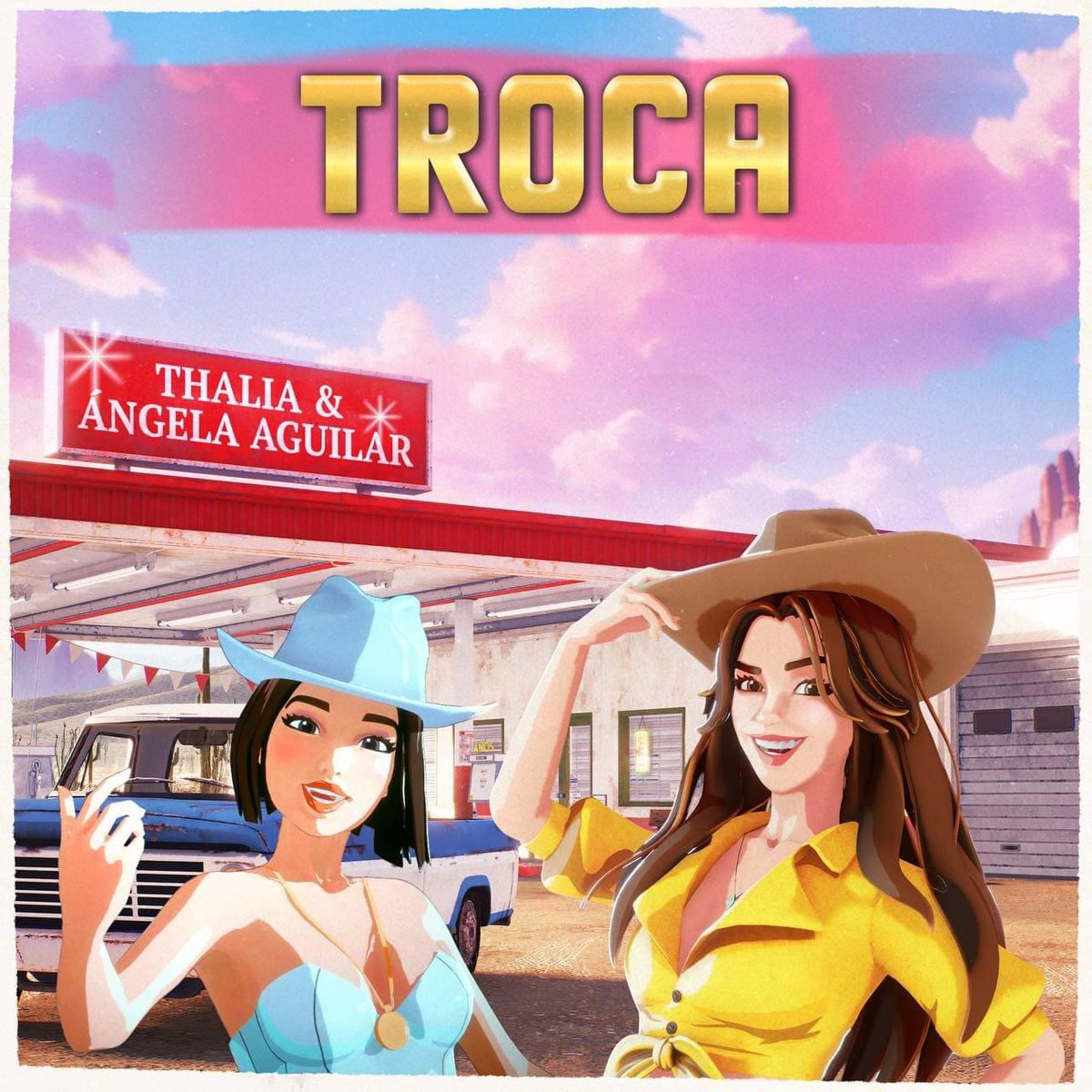 leonotas's tweet image. #Troca Disponible Hoy jueves a las  11 pm (hora CDMX) @thalia ft. @AngelaAguilar__  #AMuchaHonra