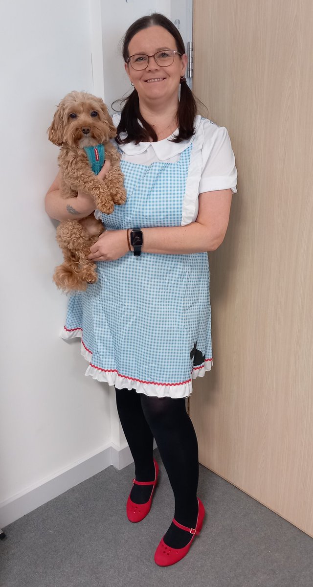 LittlestWookie's tweet photo. I thought there was something wrong with the human today - she kept calling me Toto 🤔 Then one of my friends @Springwell_Lds South reminded me it was #WorldBookDay2024. https://t.co/2FXeGDcXhU