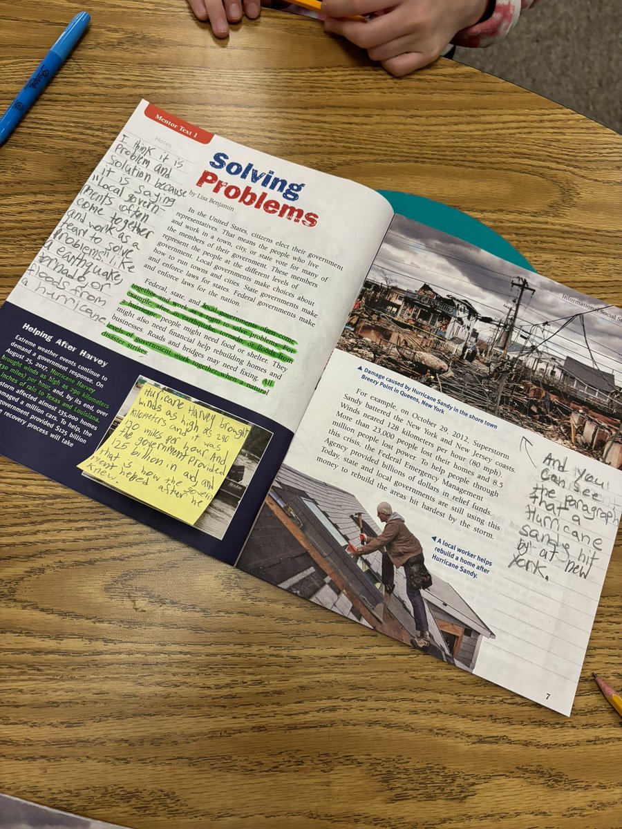 MrsParker4th's tweet photo. Always love giving my kids an opportunity to interact and mark up a text. #smallgroup #annotating https://t.co/xlFVDSSPzA