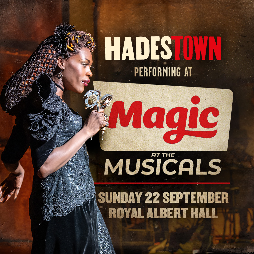 HadestownUK's tweet photo. The railroad line is taking us to #MagicAtTheMusicals at the @RoyalAlbertHall on Sunday 22 September. 🚂 See you there. #HadestownUK https://t.co/9fRp6pZGBp