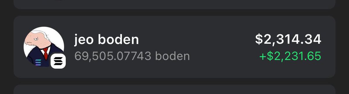 Giving away $2000 $boden 🇺🇸 

Drop your $SOL wallet, follow &amp; RT 🎁

4x winners ~ 24 hours ⏰