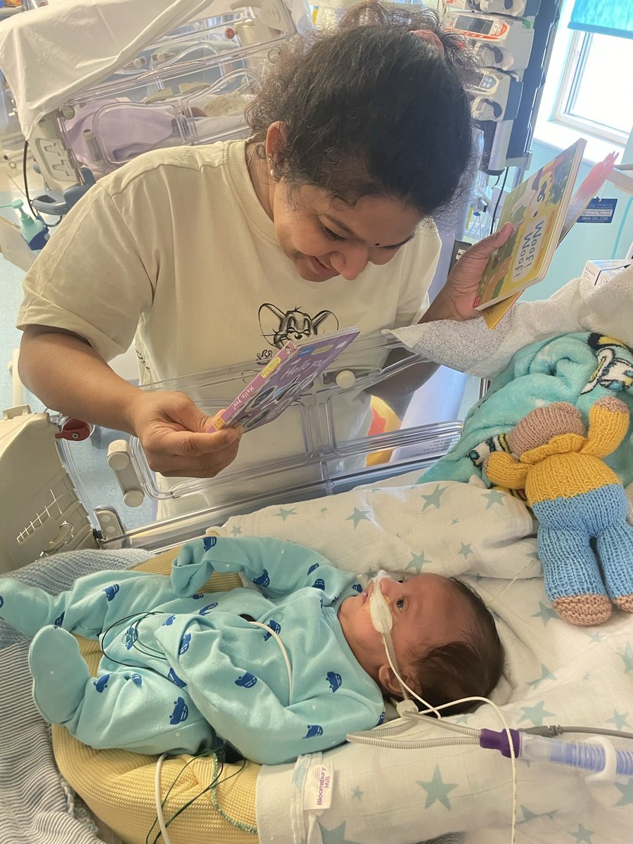 Happy World Book Day📕 📚 Arthur and his mummy have enjoyed reading lots of books together whilst he’s been in NICU and are looking forward to reading many more at home💕 #NICU #WorldBookDay