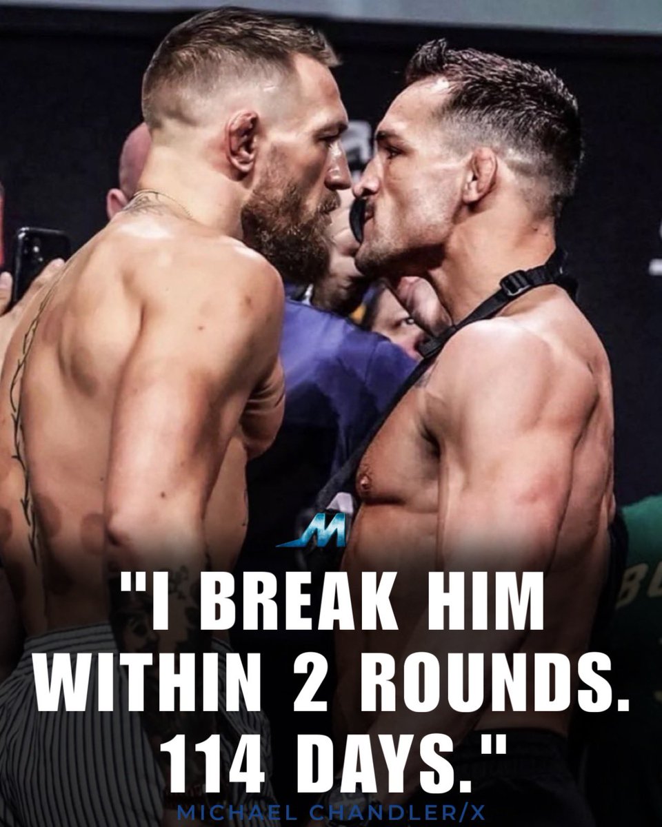 Michael Chandler has high hopes while entering fight camp vs Conor Mcgregor. 
#UFC306 #UFC #McgregorChandler